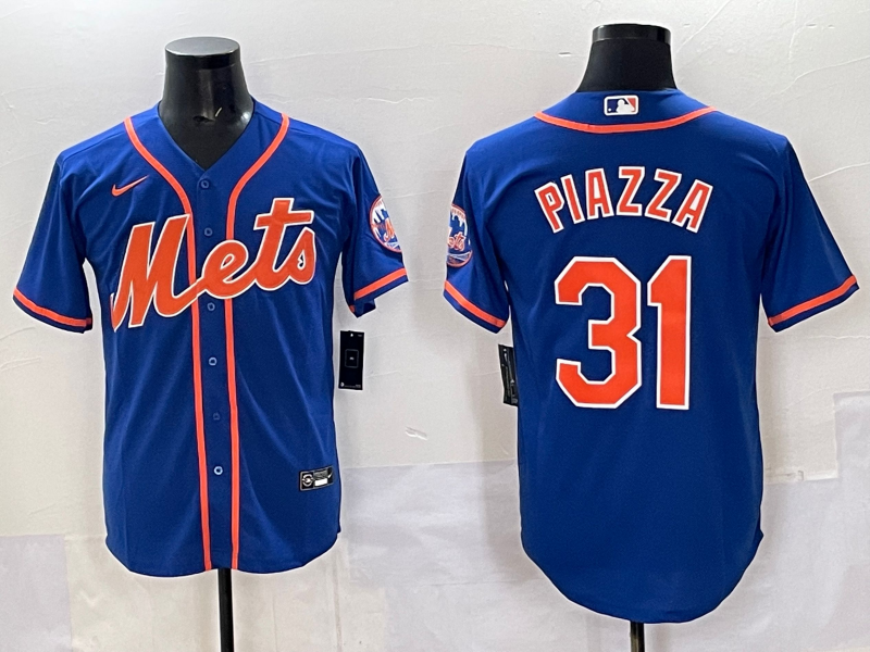 Men's New York Mets Mike Piazza #31 Royal Jersey